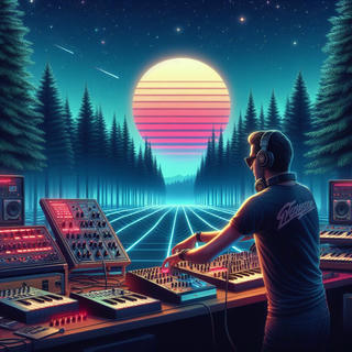 Synthwave car